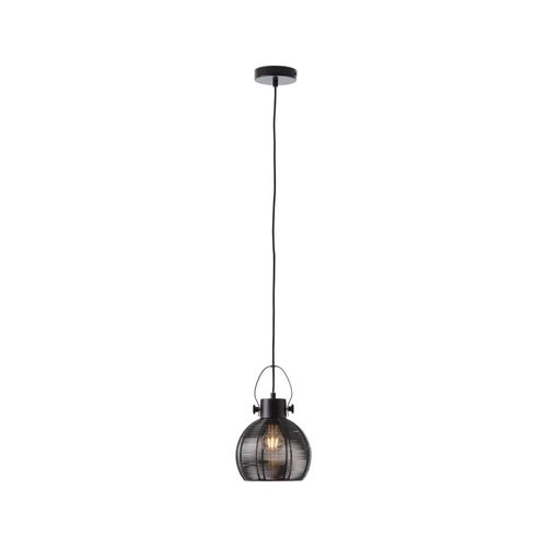 4004353360336 - BRILLIANT Lampe Sambo Pendelleuchte 20cm schwarz 1x A60 E27 60W geeignet für Normallampen (nicht enthalten) In der Höhe einstellbar   Kabel kürzbar