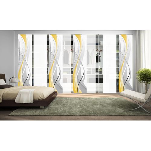 4056751344210 - HOME WOHNIDEEN Schiebegardine »CARLISLE 8ER SET« (8 St) HxB 245x60