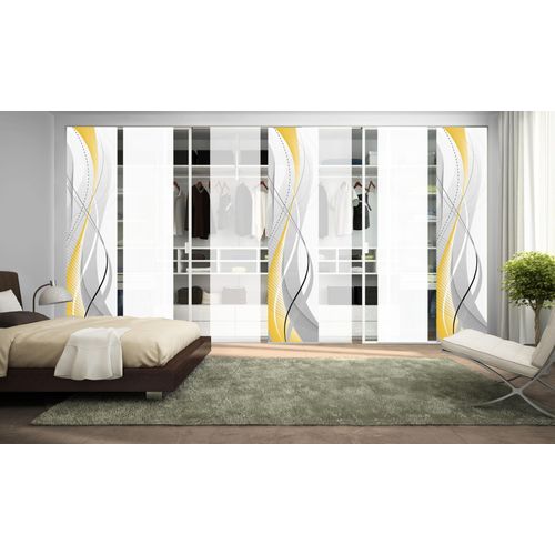 4056751344203 - HOME WOHNIDEEN Schiebegardine »CARLISLE 7ER SET« (7 St) HxB 245x60