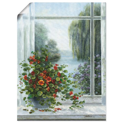 4055327287234 - Wandbild ARTLAND Kapuzinerkresse am Fenster Bilder Gr B H 60 cm x 80 cm Poster Arrangements 1 St grau Bild Poster Bilder als Leinwandbild Wandaufkleber oder in versch Größen 4055327287234 - Wandbild ARTLAND Kapuzinerkresse am Fenster Bilder Gr B H 60 cm x 80 cm Poster Arrangements 1 St grau Bild Poster Bilder als Leinwandbild Wandaufkleber oder in versch Größen