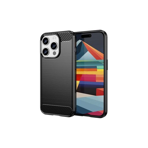 4066914394730 - Hülle Handy Schutz für Apple iPhone 15 Pro Case Cover Tasche Etuis Carbon Bumper