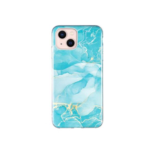 4066914401797 - Schutz Handy Hülle für Apple iPhone 15 Plus Case Cover Marmor Bumper Etui Schale