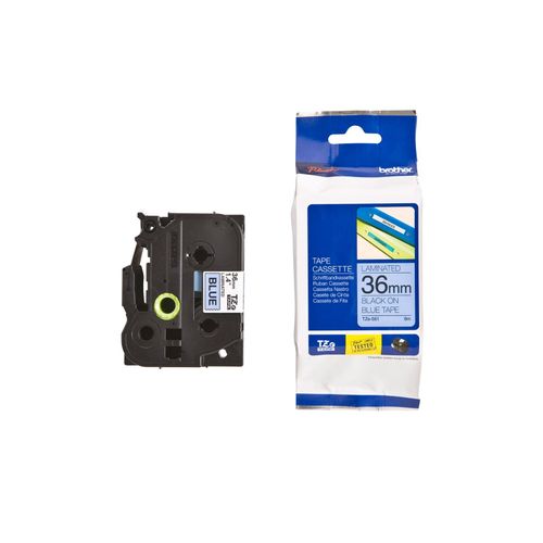 4977766686594 - TZe 561 - Laminiertes Band - Schwarz auf Blau - Rolle (36 cm x 8 m) - 1 Rolle(n) - für P-Touch PT-3600 550 92