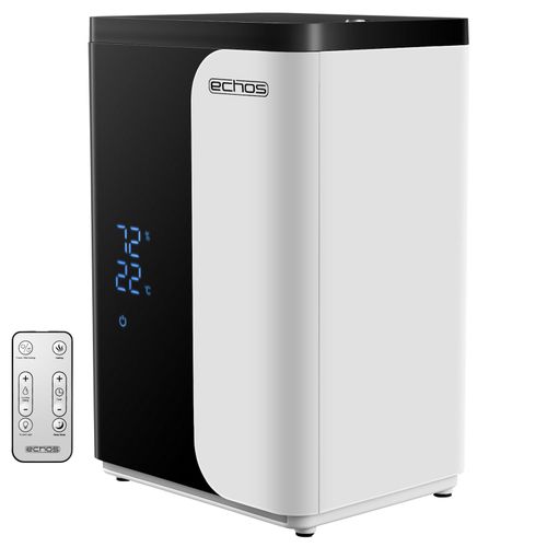 4260677793865 - Echos Ultraschall Luftbefeuchter 5 Liter WIFI Smart Life App Fernbedienung Luftreinigungsgerät Luftreiniger Eingebautes Hygrometer LED-Touch-Display