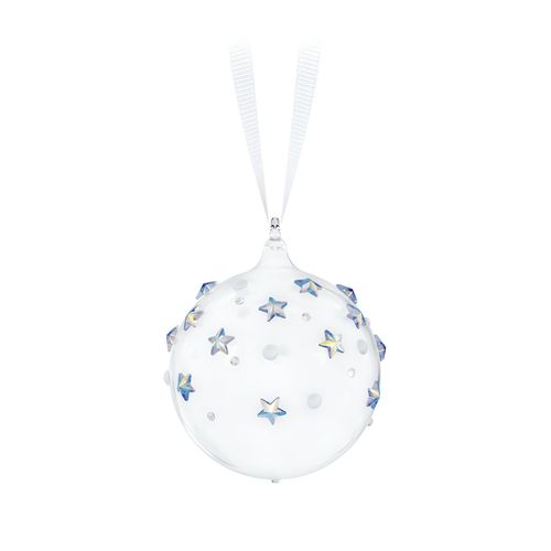 9009656827338 - Dekohänger SWAROVSKI Kristall Sammelfigur Holiday Magic Classics Weihnachtskugel 5682733 Gr XS weiß (kristallweiß weiß) Dekohänger B H T 4cm x 5cm x 4cm Kristallglas Metall Polyester Kristall B4cm H5cm T4cm
