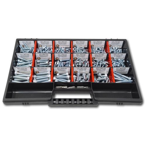 4270001267436 - Zylinderkopfschrauben Sortiment M4-M5-M6 8mm-40mm 375 tlg Schraubenbox DIN 912 ISO4762 Bolzen Vollgewindeschrauben Maschinenschrauben Gewindeschrauben Zylinderkopfschrauben 4270001267436 - Zylinderkopfschrauben Sortiment M4-M5-M6 8mm-40mm 375 tlg Schraubenbox DIN 912 ISO4762 Bolzen Vollgewindeschrauben Maschinenschrauben Gewindeschrauben Zylinderkopfschrauben
