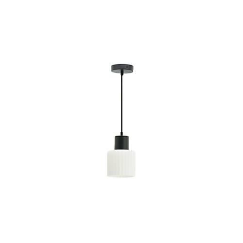 3361410169839 - Deckenleuchte TRANI Metall Ø 140 mm E27-Fassung schwarz weiß