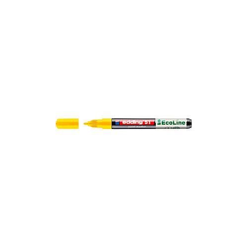 4057305071873 - Lackmarker 51 EcoLine Schreibfarbe Gelb Rundspitze Strichstärke 1-2 mm mit Kappe wasserbasiert nachfüllbar 10 Stück 4057305071873 - Lackmarker 51 EcoLine Schreibfarbe Gelb Rundspitze Strichstärke 1-2 mm mit Kappe wasserbasiert nachfüllbar 10 Stück