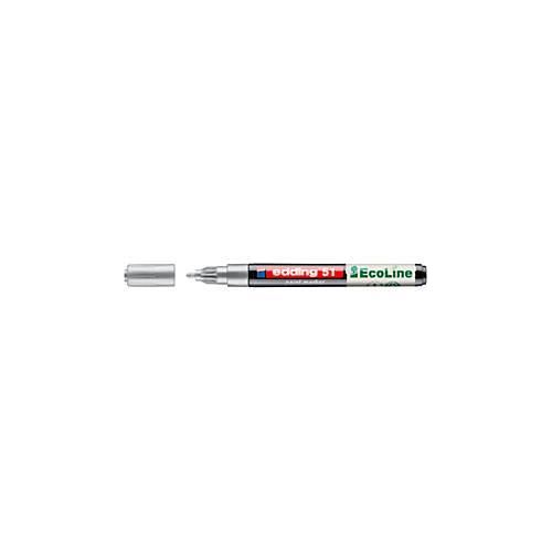 4057305071903 - Lackmarker 51 EcoLine Schreibfarbe Silber Rundspitze Strichstärke 1-2 mm mit Kappe wasserbasiert nachfüllbar 10 Stück 4057305071903 - Lackmarker 51 EcoLine Schreibfarbe Silber Rundspitze Strichstärke 1-2 mm mit Kappe wasserbasiert nachfüllbar 10 Stück