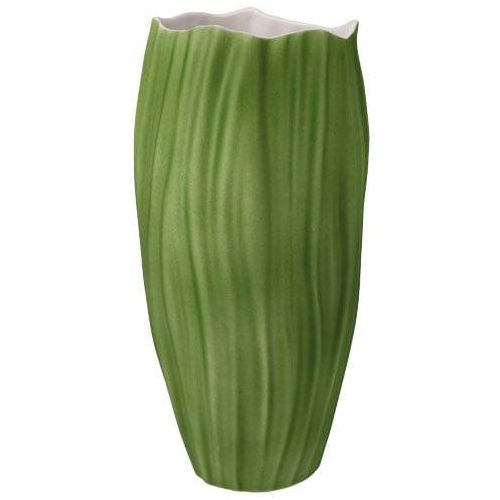 4005169365386 - Tischvase KAISER PORZELLAN Spirulina grün H20cm Ø10cm Biskuitporzellan Vasen Vase aus Biskuit-Porzellan im zeitlosen Design Höhe ca 20 cm