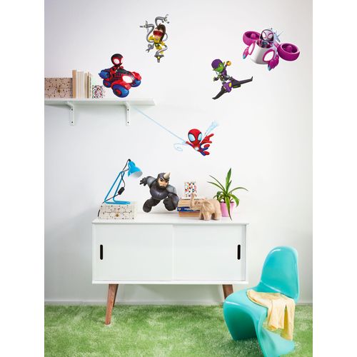 4036834140892 - Wandtattoo KOMAR Spidey and His Amazing Friends Chasing - Größe 50 x 70 cm bunt Disney-Comic Folie Wandtattoos selbstklebend Wandsticker Kinderzimmer 4036834140892 - Wandtattoo KOMAR Spidey and His Amazing Friends Chasing - Größe 50 x 70 cm bunt Disney-Comic Folie Wandtattoos selbstklebend Wandsticker Kinderzimmer