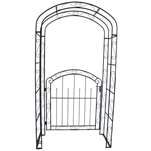 4059865304446 - Metall Pforte Rosenbogen Tor Rankhilfe Rost Antik Optik 4059865304446 - Metall Pforte Rosenbogen Tor Rankhilfe Rost Antik Optik