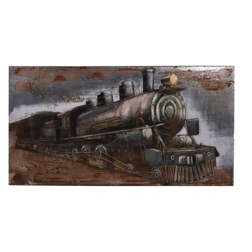 4059865632587 - 3D Metallbild Dampflok Metall Wandbild Retro Vintage Bild Bar Küche Wohnzimmer 4059865632587 - 3D Metallbild Dampflok Metall Wandbild Retro Vintage Bild Bar Küche Wohnzimmer