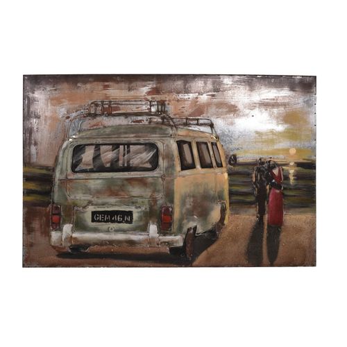 4059865632624 - 3D Metallbild Bulli Pärchen Metall Wandbild Retro Bild Bar Küche Wohnzimmer 4059865632624 - 3D Metallbild Bulli Pärchen Metall Wandbild Retro Bild Bar Küche Wohnzimmer