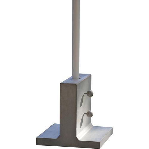 4021224922325 - Schirmständer T-Stand HxBxT 300 x 300 x 300 mm Beton gewachst