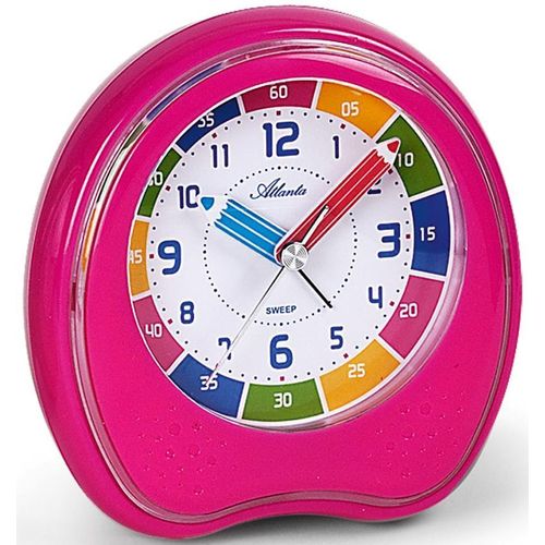 4026934195311 - Kinderwecker ATLANTA 1953-17 pink Wecker Kinder ideal auch als Geschenk