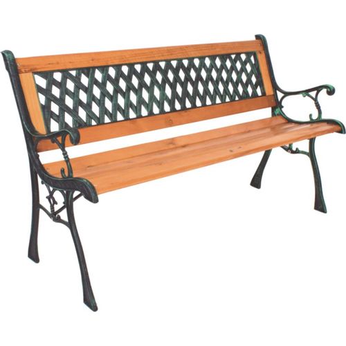 4059865303302 - Parkbank Windsor Metall Holz Garten Bank Sitzbank Möbel 4059865303302 - Parkbank Windsor Metall Holz Garten Bank Sitzbank Möbel