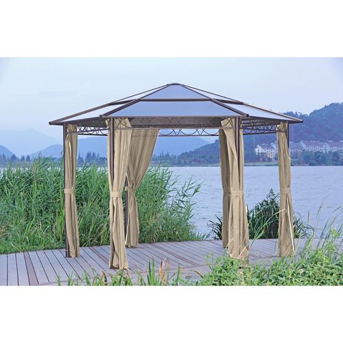 4059865397264 - Alu Pavillon 6-eckig Gartenzelt Partyzelt Garten Zelt Festzelt Überdachung 4059865397264 - Alu Pavillon 6-eckig Gartenzelt Partyzelt Garten Zelt Festzelt Überdachung
