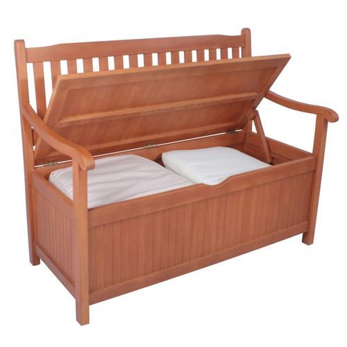 4059865306594 - Garten Bank Eukalyptus Holz Parkbank Sitzbank Kissen Truhe Möbel 4059865306594 - Garten Bank Eukalyptus Holz Parkbank Sitzbank Kissen Truhe Möbel