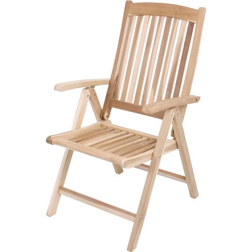 4059865304859 - Teak Hochlehner Java Holz Garten Stuhl Sessel Möbel klappbar