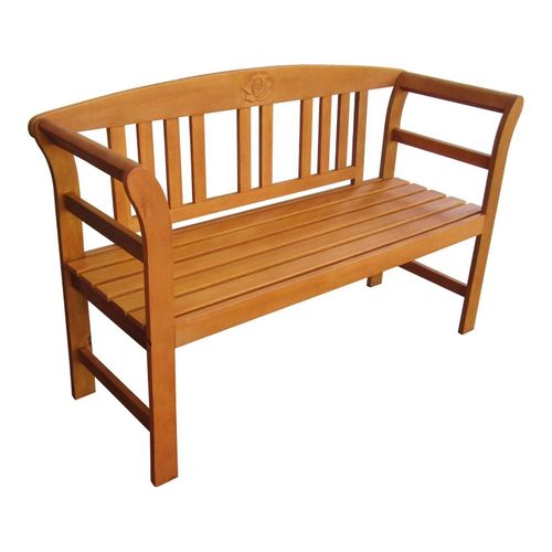 4059865347207 - Holzbank Parkbank Gartenbank Massivholz Gartenmöbel Hartholz Armlehnen Outdoor