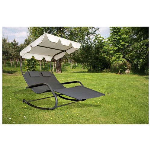 4059865346538 - Doppel Schaukelliege SERIFOS Relaxliege Gartenliege Liege Garten Möbel + Dach 4059865346538 - Doppel Schaukelliege SERIFOS Relaxliege Gartenliege Liege Garten Möbel + Dach