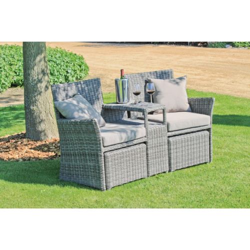 4059865305788 - Garten Doppelsessel Set Terrasse Sessel Lounge Sitzgruppe Rattan Optik Stuhl 4059865305788 - Garten Doppelsessel Set Terrasse Sessel Lounge Sitzgruppe Rattan Optik Stuhl