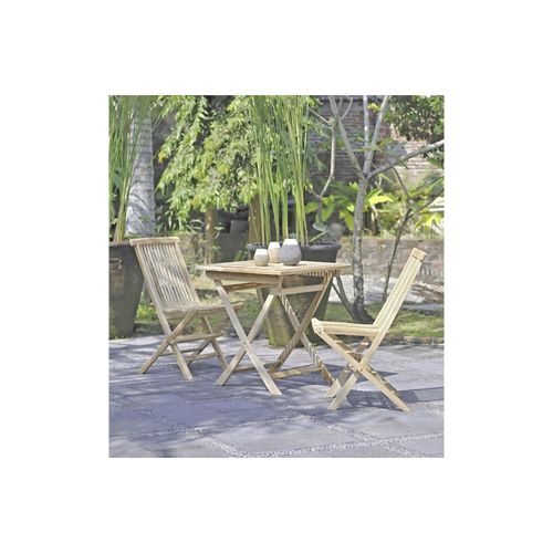 4059865304842 - Teak Garten Tisch 70x70 Balkon Esstisch Holz Möbel klappbar