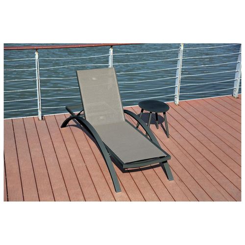 4059865346682 - Sonnenliege DONNA Relaxliege Liege Garten Terrasse Möbel taupe 4059865346682 - Sonnenliege DONNA Relaxliege Liege Garten Terrasse Möbel taupe
