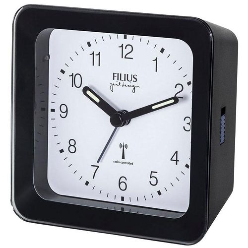 4045346095828 - Funkwecker FILIUS ZEITDESIGN schwarz-weiß (schwarz weiß) Wecker Wecker Schlafzimmer Leuchtzeiger Beleuchtung Weckwiederholung 4045346095828 - Funkwecker FILIUS ZEITDESIGN schwarz-weiß (schwarz weiß) Wecker Wecker Schlafzimmer Leuchtzeiger Beleuchtung Weckwiederholung