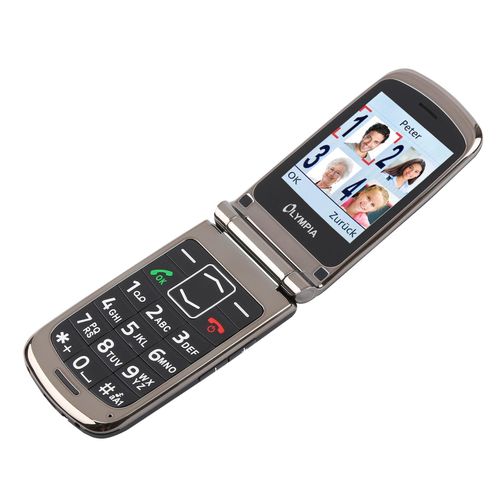 4030152022762 - OLYMPIA Style Plus Senioren Komfort Mobiltelefon mit Großtasten Schwarz 4030152022762 - OLYMPIA Style Plus Senioren Komfort Mobiltelefon mit Großtasten Schwarz