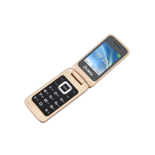 4030152022120 - OLYMPIA Luna Senioren Mobiltelefon Handy mit großen Tasten Gold 4030152022120 - OLYMPIA Luna Senioren Mobiltelefon Handy mit großen Tasten Gold