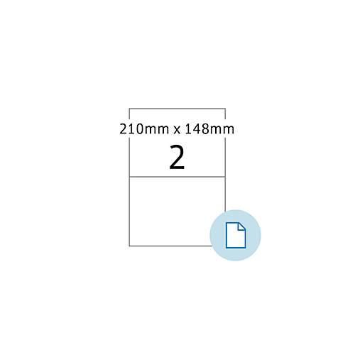 4008705084024 - Blattetiketten HERMA 8402 permanenthaftend bedruckbar B 210 x H 148 mm Papier weiß 1000 Stück 500 Blatt 4008705084024 - Blattetiketten HERMA 8402 permanenthaftend bedruckbar B 210 x H 148 mm Papier weiß 1000 Stück 500 Blatt