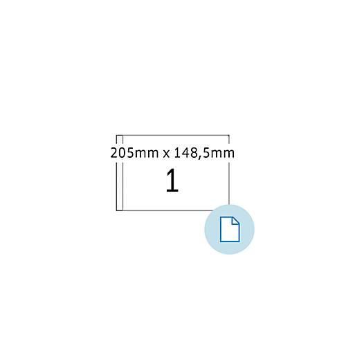 4008705084932 - Blattetiketten HERMA 8493 permanenthaftend bedruckbar B 205 x H 1485 mm Papier weiß 1000 Stück 1000 Blatt 4008705084932 - Blattetiketten HERMA 8493 permanenthaftend bedruckbar B 205 x H 1485 mm Papier weiß 1000 Stück 1000 Blatt