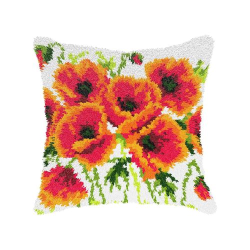 5902067325728 - Knüpfkissen Mohnblumen 5902067325728 - Knüpfkissen Mohnblumen