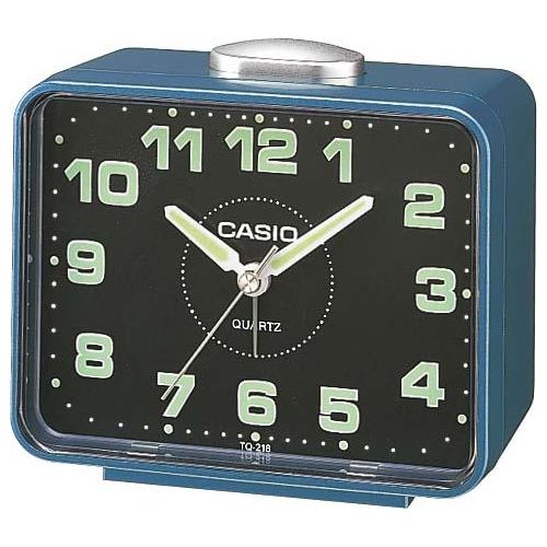 4971850752417 - Quarzwecker CASIO TQ-218-2EF blau Wecker Wecker Leuchtzeiger Leuchtziffern Schlafzimmer Geschenkidee 4971850752417 - Quarzwecker CASIO TQ-218-2EF blau Wecker Wecker Leuchtzeiger Leuchtziffern Schlafzimmer Geschenkidee