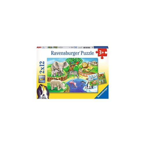 4005556076024 - Ravensburger Kinderpuzzle - 07602 Tiere im Zoo - Puzzle für Kinder ab 3 Jahren mit 2x12 Teilen 4005556076024 - Ravensburger Kinderpuzzle - 07602 Tiere im Zoo - Puzzle für Kinder ab 3 Jahren mit 2x12 Teilen