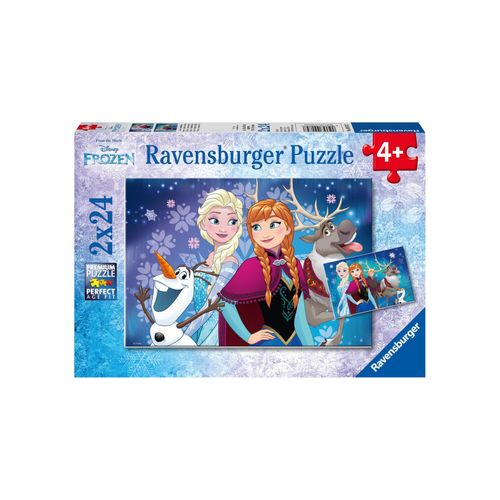 4005556090747 - Ravensburger Kinderpuzzle - 09074 Frozen - Nordlichter - Puzzle für Kinder ab 4 Jahren Disney Frozen Puzzle mit 2x24 Teilen 4005556090747 - Ravensburger Kinderpuzzle - 09074 Frozen - Nordlichter - Puzzle für Kinder ab 4 Jahren Disney Frozen Puzzle mit 2x24 Teilen