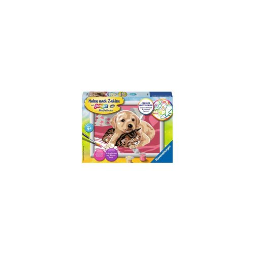 4005556280315 - Malen nach Zahlen RAVENSBURGER Beste Freunde Malvorlagen bunt Kinder Basteln Malen Kosmetik Schmuck Made in Europe FSC - schützt Wald weltweit