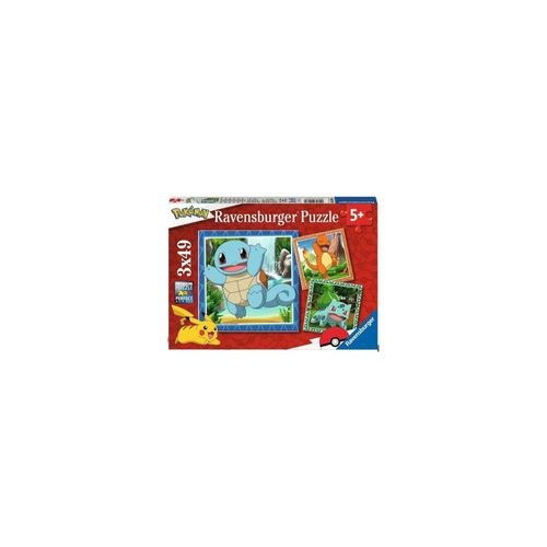 4005556055869 - Pokémon Glumanda Bisasam und Schiggy Puzzle 3x 49 Teile 4005556055869 Ravensburger 4005556055869 - Pokémon Glumanda Bisasam und Schiggy Puzzle 3x 49 Teile 4005556055869 Ravensburger