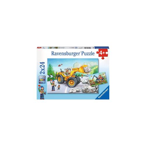 4005556078028 - Ravensburger Kinderpuzzle - 07802 Bagger und Waldtraktor - Puzzle für Kinder ab 4 Jahren mit 2x24 Teilen 4005556078028 - Ravensburger Kinderpuzzle - 07802 Bagger und Waldtraktor - Puzzle für Kinder ab 4 Jahren mit 2x24 Teilen
