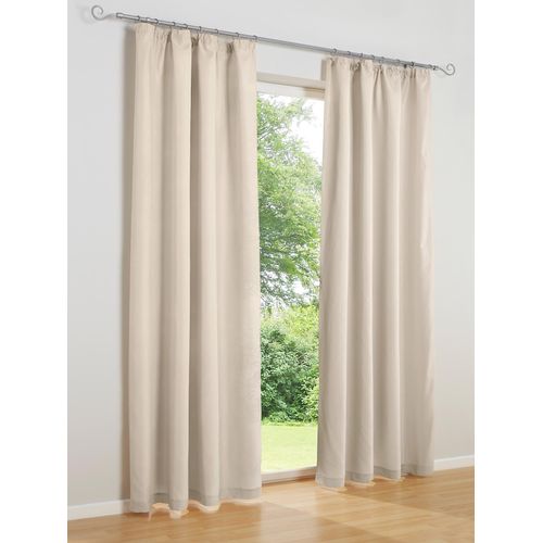 6971346199700 - Vorhang HEINE HOME Gardinen Gr 175 cm Kräuselband 140 cm beige Gardinen-Sets 6971346199700 - Vorhang HEINE HOME Gardinen Gr 175 cm Kräuselband 140 cm beige Gardinen-Sets