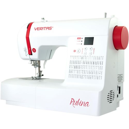 7640105924578 - VERITAS Nähmaschine Rubina Nähmaschinen rot (weiß rot) Coverlock-Nähmaschinen Nähmaschinen