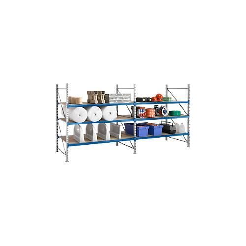 4250510911273 - Regalsystem WR 600 Grundfeld Traverse verzinkt mit 2 Ebenen 2200 x 1800 x 800 mm