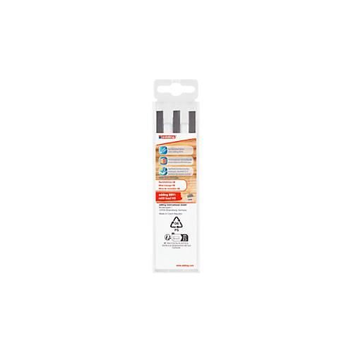 4057305063151 - Ersatzmine 8891 für Zimmermannsbleistift 8890 Härtegrad HB Schreibfarbe Graphit Strichstärke 2-5 mm wasserfest formbar 6 Stück