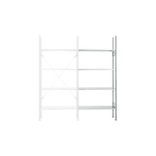 4052941104558 - Anbauregal 4 Böden H 2278 x B 1055 x T 300 mm verzinkt