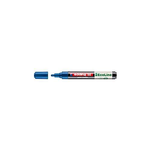 4057305072481 - Lackmarker 50 EcoLine Schreibfarbe Blau Rundspitze Strichstärke 2-3 mm mit Kappe wasserbasiert nachfüllbar 1 Stück 4057305072481 - Lackmarker 50 EcoLine Schreibfarbe Blau Rundspitze Strichstärke 2-3 mm mit Kappe wasserbasiert nachfüllbar 1 Stück