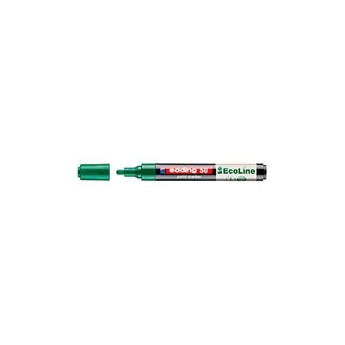 4057305072498 - Lackmarker 50 EcoLine Schreibfarbe Grün Rundspitze Strichstärke 2-3 mm mit Kappe wasserbasiert nachfüllbar 1 Stück 4057305072498 - Lackmarker 50 EcoLine Schreibfarbe Grün Rundspitze Strichstärke 2-3 mm mit Kappe wasserbasiert nachfüllbar 1 Stück