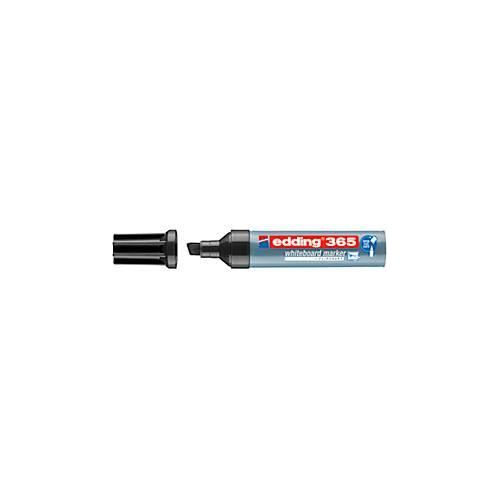 4004764105335 - Whiteboardmarker 365 Schreibfarbe Schwarz Keilspitze Strichstärke 2-7 mm trocken abwischbar mit Kappe nachfüllbar 10 Stück