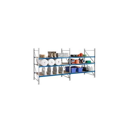 4250510911235 - Regalsystem WR 600 Grundfeld Traverse verzinkt mit 4 Ebenen 3000 x 1500 x 800 mm